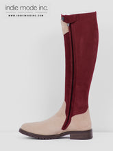 Load image into Gallery viewer, Kingsley Toronto 40 Alta L 490 Bordeaux Suede/489 Sand Suede White Sheepskin
